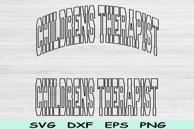 Childrens Therapist Svg Cut Files, Childrens Therapist Png, Child Therapist Svg Files For Cricut, Therapy Svg Sublimation Digital Designs SVG TiffsCraftyCreations 