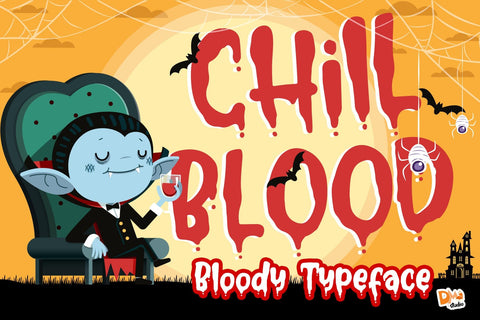 Chill Blood Font Dm Letter Studio 