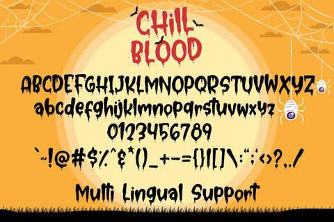 Chill Blood Font Dm Letter Studio 