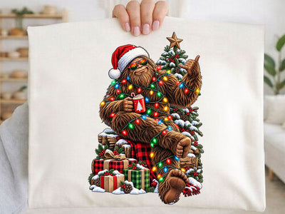 Chill Christmas Bigfoot PNG SVG artprintfile 