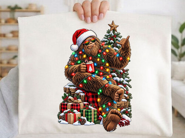 Chill Christmas Bigfoot PNG SVG artprintfile 