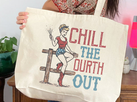 Chill The Fourth Out PNG, Funny 4th of July Png SVG DesignDestine 