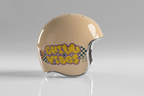 Chill Vibes Graffiti Style with Retro Racing Look SVG Mozzatype 