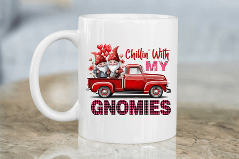 Chillin' with my gnomies png design Sublimation Regulrcrative 