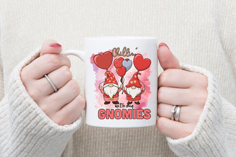 Chillin with My Gnomies PNG Sublimation Sublimation CraftLabSVG 