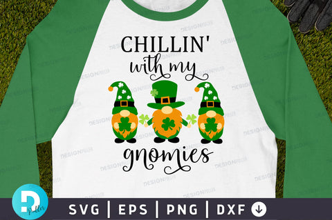 Chillin with my gnomies SVG Design SVG Regulrcrative 