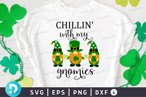 Chillin with my gnomies SVG Design SVG Regulrcrative 