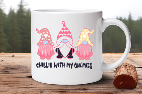 Chillin with my gnomies SVG Design SVG Regulrcrative 