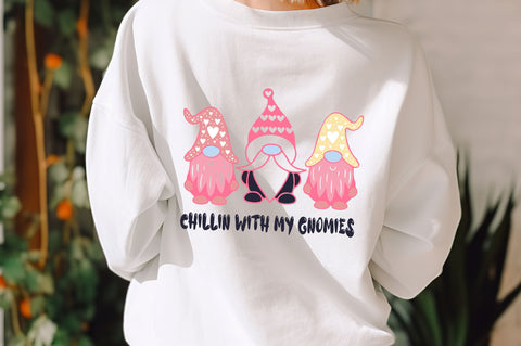 Chillin with my gnomies SVG Design SVG Regulrcrative 