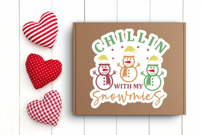 Chillin with my snowmies Png Sticker SVG Design SVG Designangry 