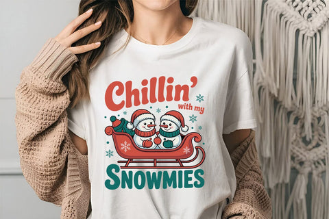 Chillin With My Snowmies SVG Angelina750 