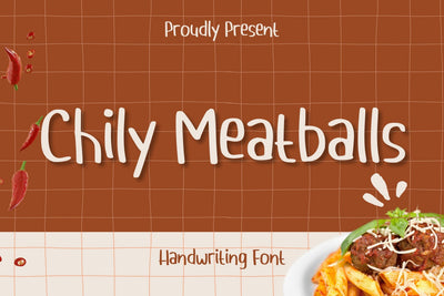 Chily Meatballs Font Aisyah 