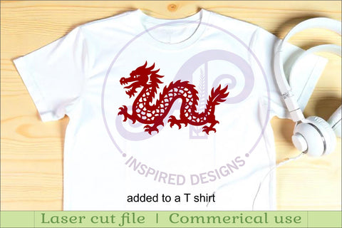 Chinese Dragon wall art sign, SVG file. vector file design 1 SVG APInspireddesigns 