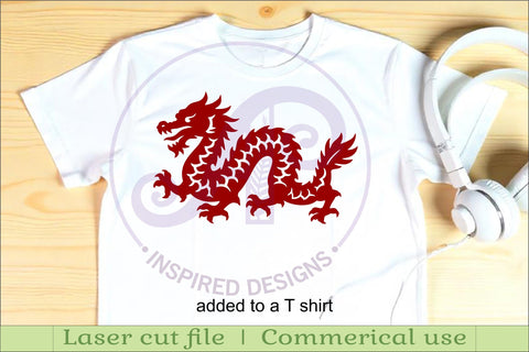 Chinese Dragon wall art sign, SVG file. vector file design 2 SVG APInspireddesigns 