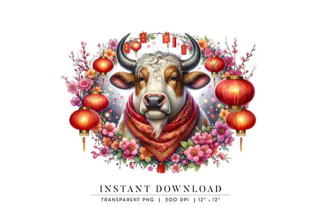 Chinese Zodiac Ox, Chinese Astrology New Year 2025 Sublimation BijouBay 