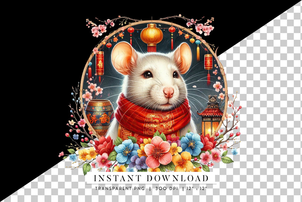 Chinese Zodiac Rat, Chinese Astrology New Year 2025 So Fontsy