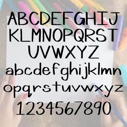 Chisel Marker Font OTF, Fonts for Crafting, Handwritten Font Font Crafting With Brenna 