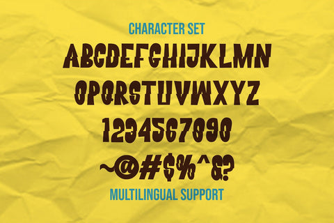 Choco Bro - Trunchated Display Font Font Mozzatype 