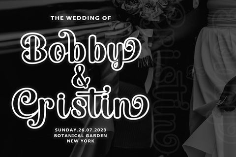 Chocolate Banana Outline Font muhammadzeky 