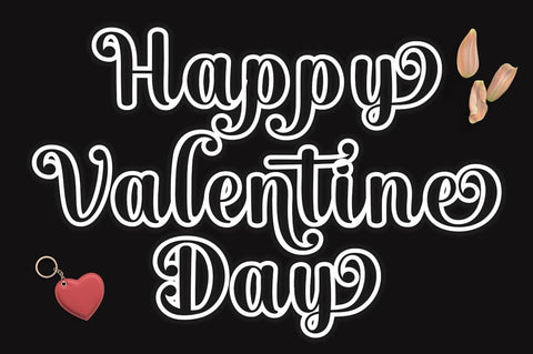 Chocolate Banana Outline Font muhammadzeky 