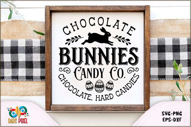 Chocolate bunnies candy co. chocolate. hard candies SVG Sublimation Shetara Begum 