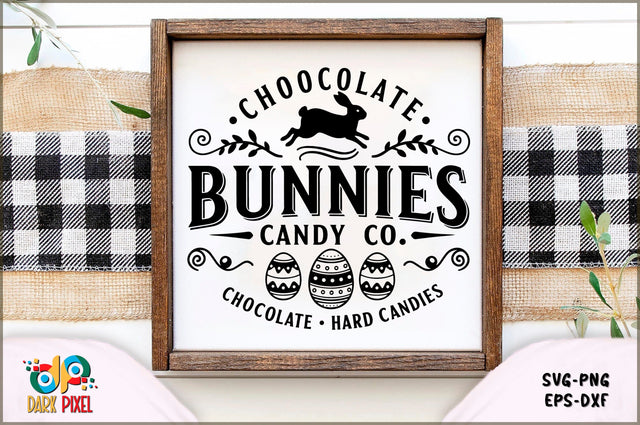 Chocolate bunnies candy co. chocolate. hard candies SVG Sublimation Shetara Begum 