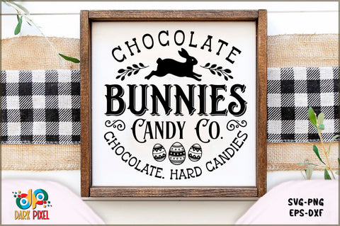 Chocolate bunnies candy co. chocolate. hard candies SVG Sublimation Shetara Begum 