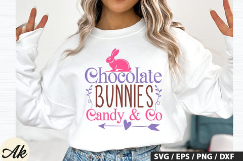 Chocolate Bunnies Candy & Co SVG And Sticker PNG Design SVG akazaddesign 