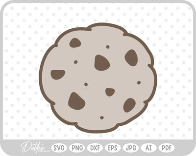 Chocolate Chip Cookie SVG DottieDigitals 