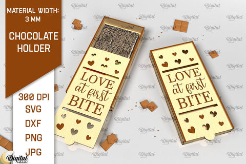Chocolate Holders Laser Cut Bundle. Chocolate Gift Boxes SVG SVG Evgenyia Guschina 