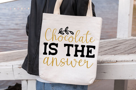 Chocolate is the answer Svg design SVG Regulrcrative 