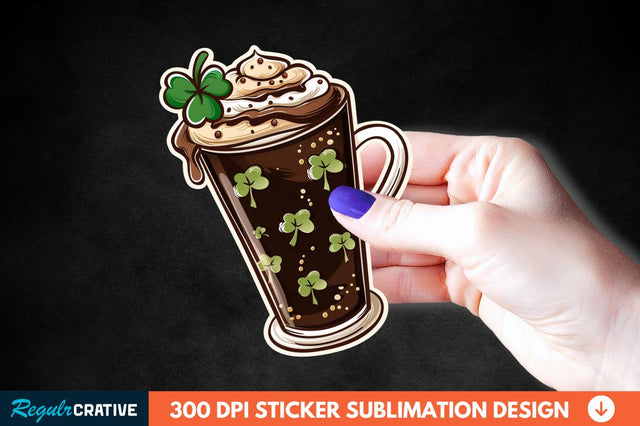 Chocolate Milk Coffee Cup Sticker Clipart Sublimation Regulrcrative 