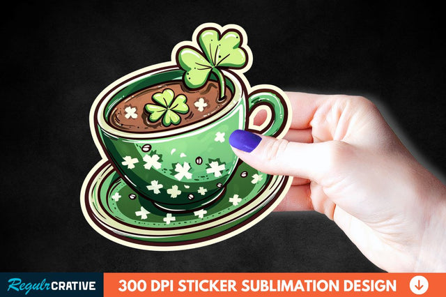 Chocolate Milk Coffee Cup Sticker Clipart Sublimation Regulrcrative 