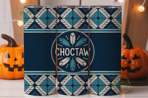 Choctaw Tribal 20oz Tumbler Wrap Sublimation PixelChick 