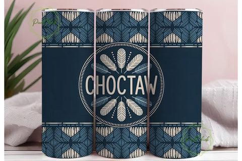 Choctaw Tribal 20oz Tumbler Wrap Sublimation PixelChick 