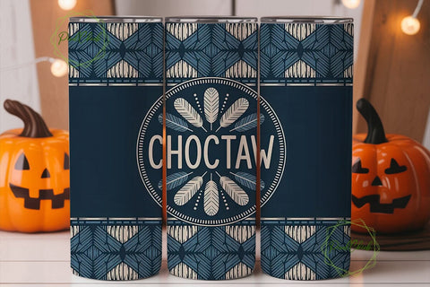 Choctaw Tribal 20oz Tumbler Wrap Sublimation PixelChick 