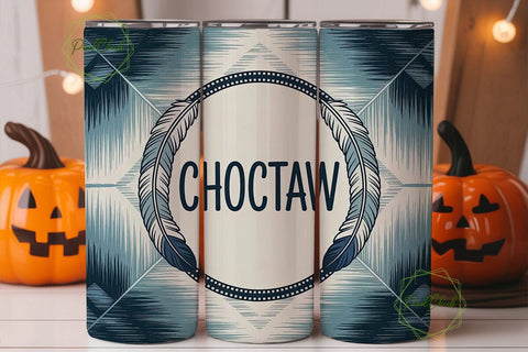 Choctaw Tribal 20oz Tumbler Wrap Sublimation PixelChick 