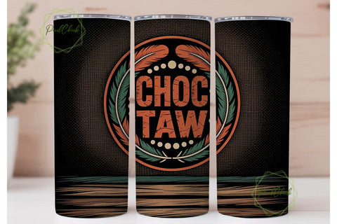 Choctaw Tribal Design 20oz Tumbler Sublimation PixelChick 