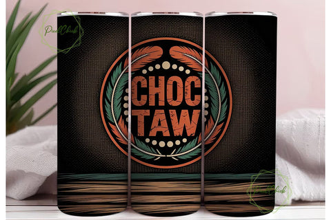 Choctaw Tribal Design 20oz Tumbler Sublimation PixelChick 