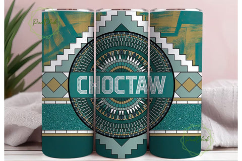 Choctaw Tribal Tumbler Design Sublimation PixelChick 