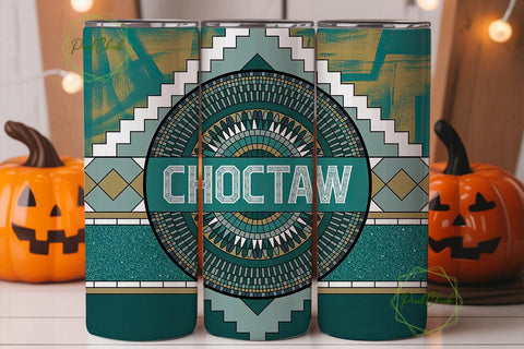 Choctaw Tribal Tumbler Design Sublimation PixelChick 