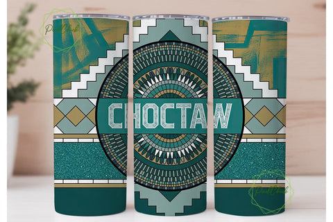 Choctaw Tribal Tumbler Design Sublimation PixelChick 