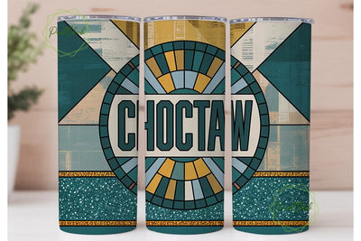 Choctaw Tribal Tumbler Design Sublimation PixelChick 