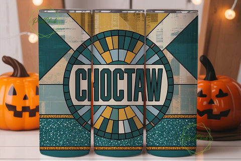 Choctaw Tribal Tumbler Design Sublimation PixelChick 