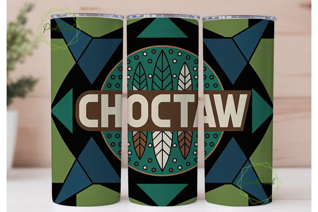 Choctaw Tribal Tumbler Wrap Sublimation PixelChick 