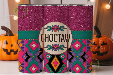 Choctaw Tribal Tumbler Wrap Sublimation PixelChick 