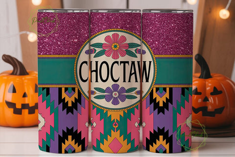 Choctaw Tribal Tumbler Wrap Sublimation PixelChick 