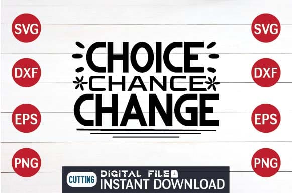 Choice chance change svg SVG designer krishna 
