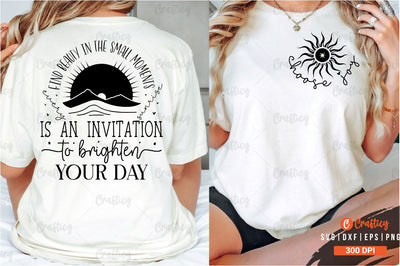 Choose Front and Back SVG T shirt Design SVG Designangry 