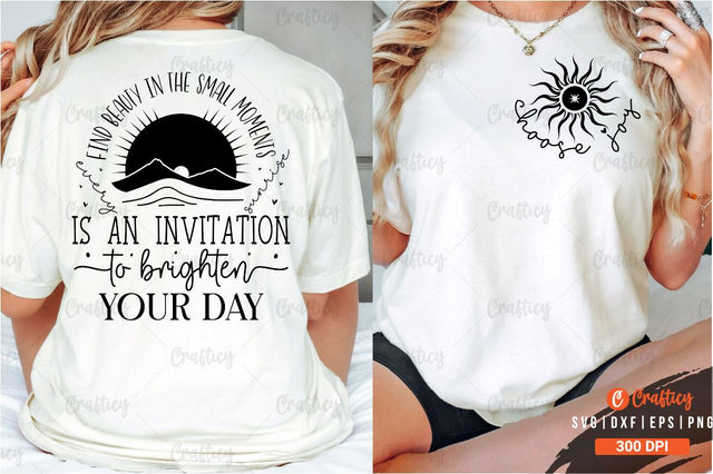 Choose Front and Back SVG T shirt Design SVG Designangry 